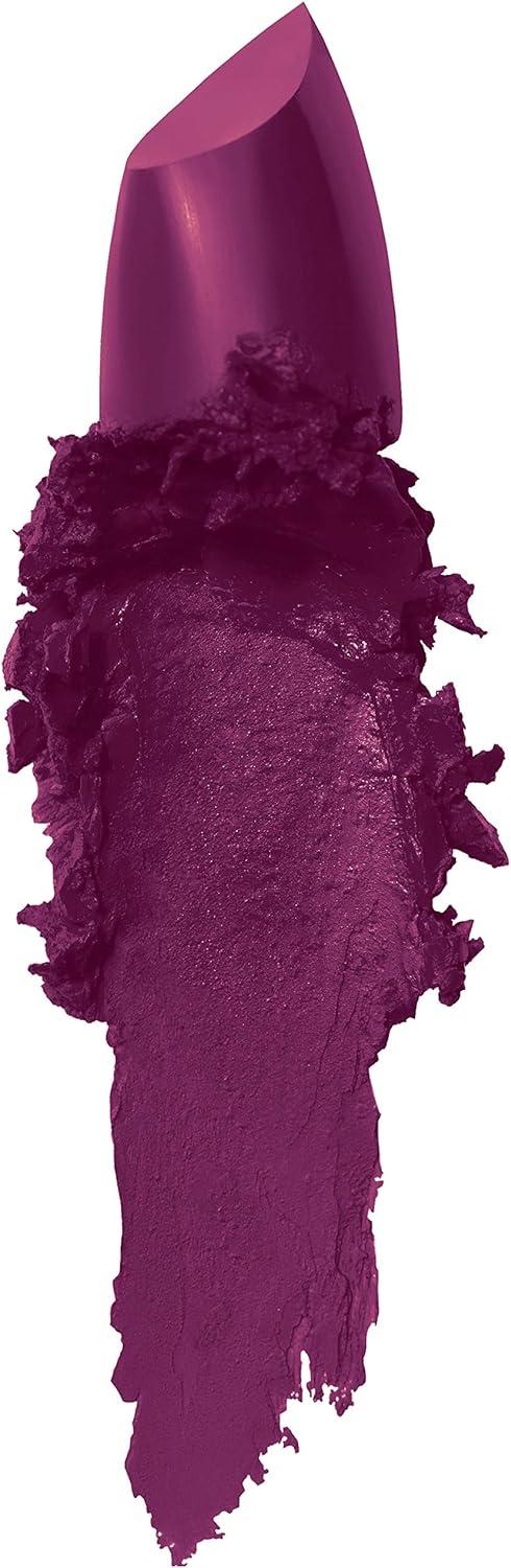 Rouge à lèvres Maybelline Color Sensational - 338 Midnight Plum - Violet foncé - Formule onctueuse au nectar de miel