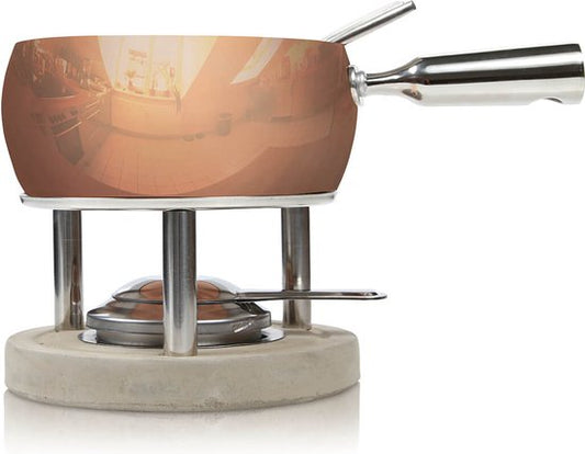 Set à fondue Boska en cuivre - Fondue au fromage - pour 1300 grammes de fromage - 1.7 L