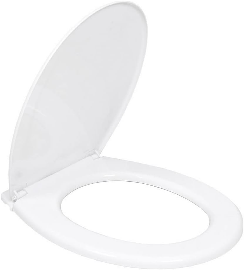 Couvercle de WC EDM - Basic white - 29 x 8 cm - avec vis