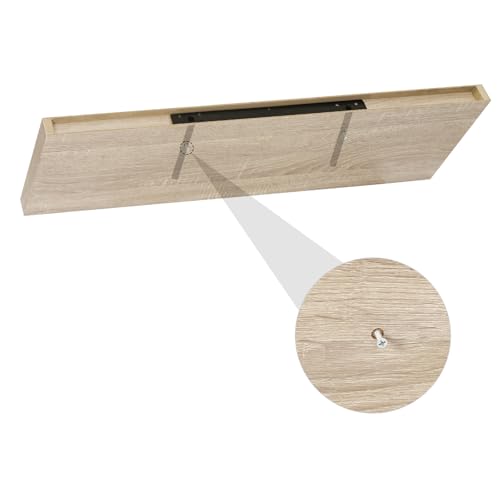 Eugad Etagère murale MDF Chêne 100 cm