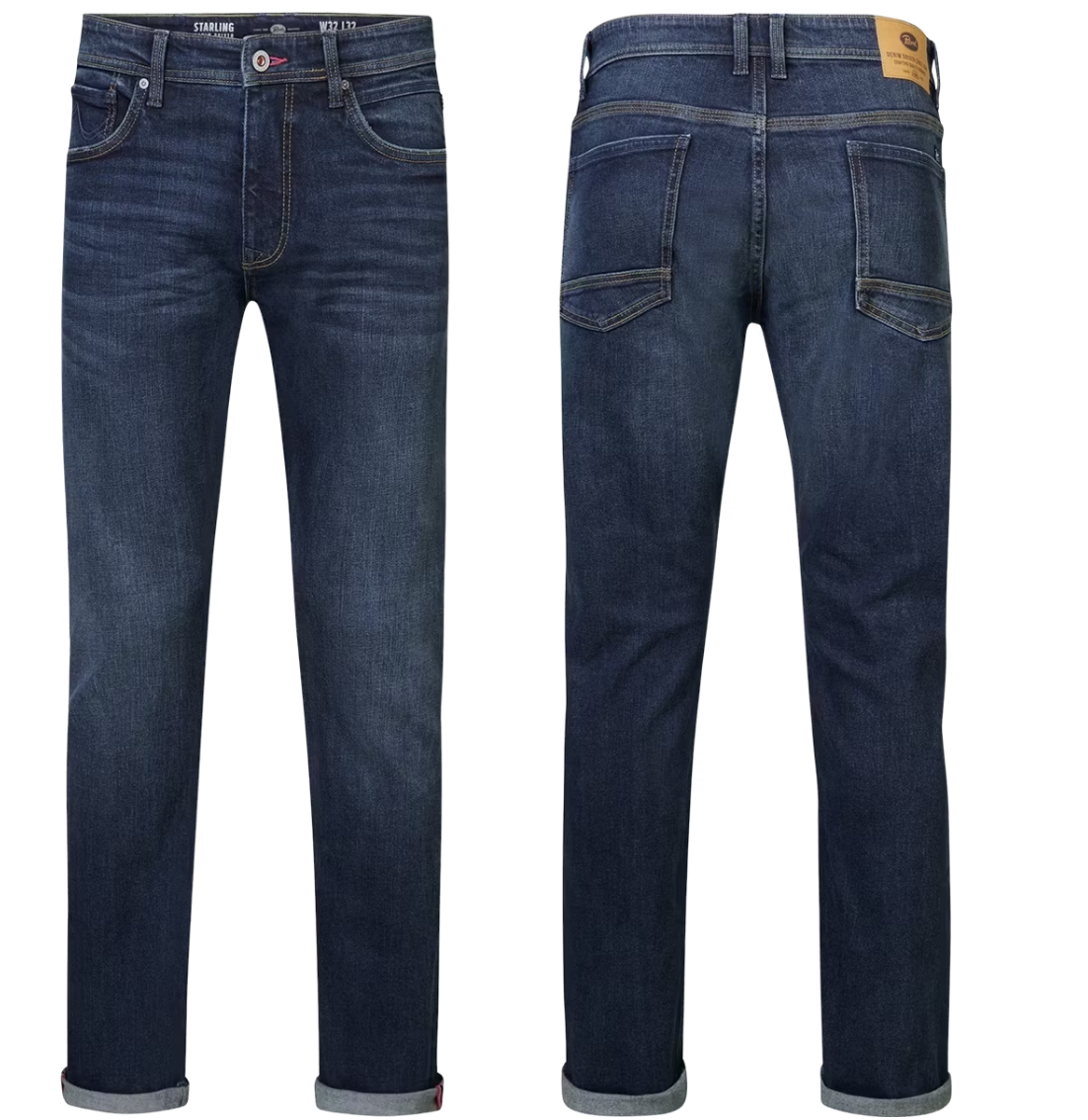 Petrol Industries Santiago Jeans - Dark Used - Taille 42 - Coupe droite