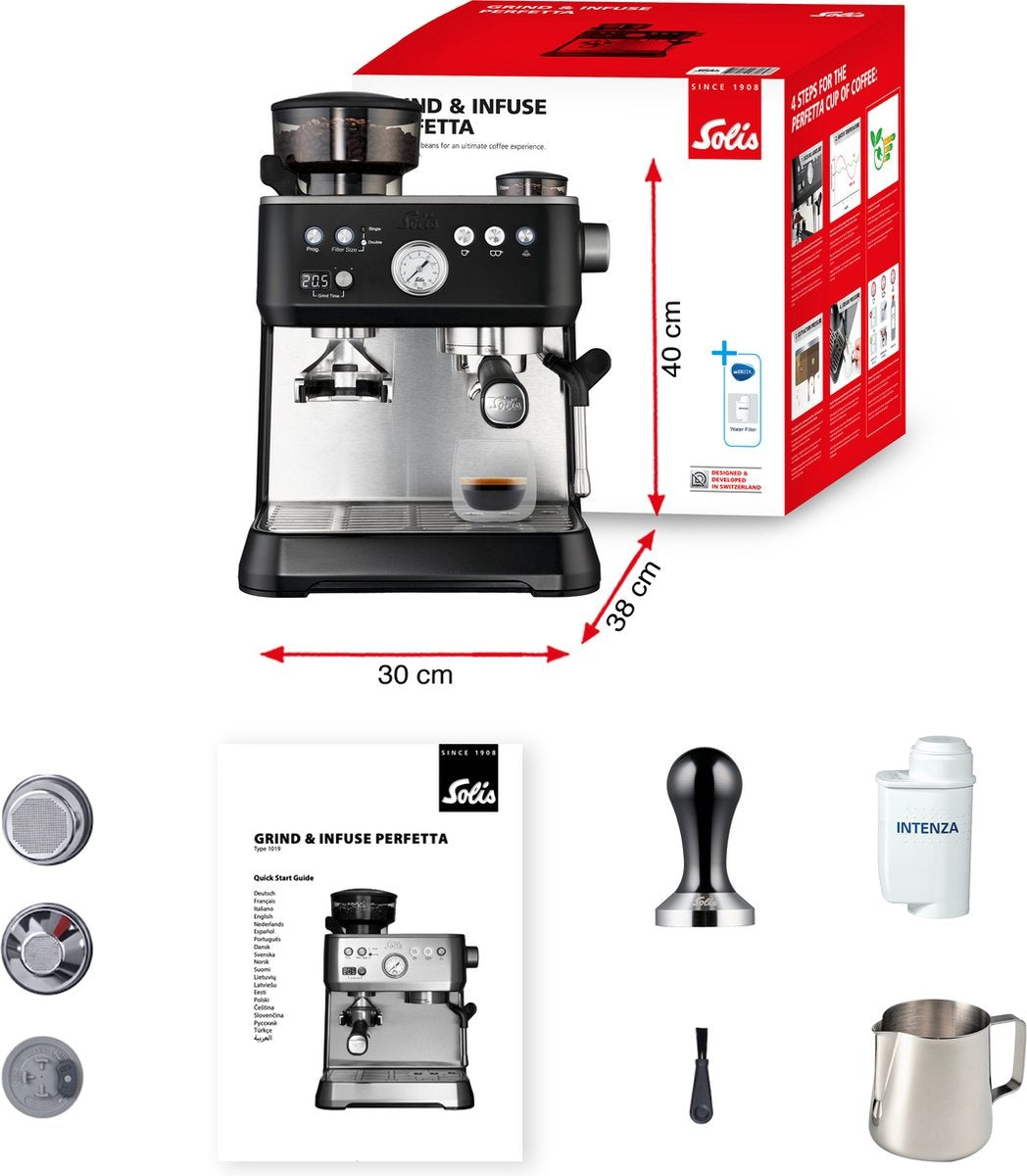 Machine à espresso à grains 2019 - Noir