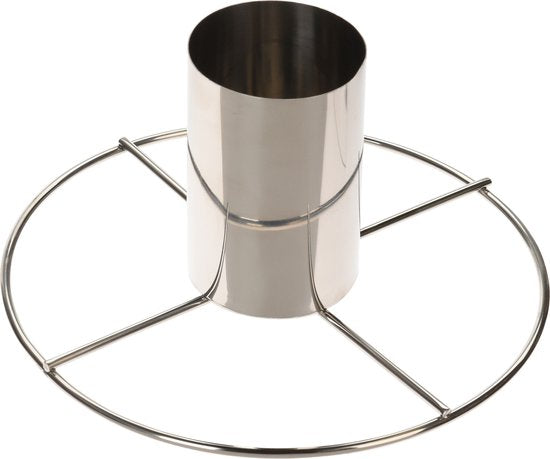 Grille à poulet pour barbecue en acier inoxydable 20 cm - Cuisson du poulet au barbecue - Grille à poulet