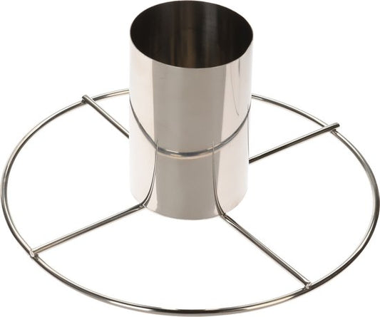 Grille à poulet pour barbecue en acier inoxydable 20 cm - Cuisson du poulet au barbecue - Grille à poulet
