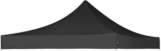 VONROC Bâche de toit - Pour tente de réception Premium PT501XX - Imperméable - Protection UV 50+ - Noir