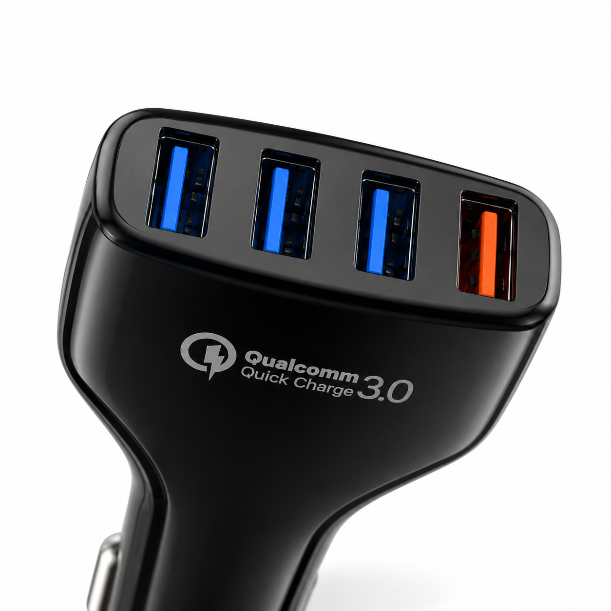 QGeeM BK-352 QC 3.0 Car Charger - Chargeur de voiture USB à 4 ports avec Quick Charge 3.0