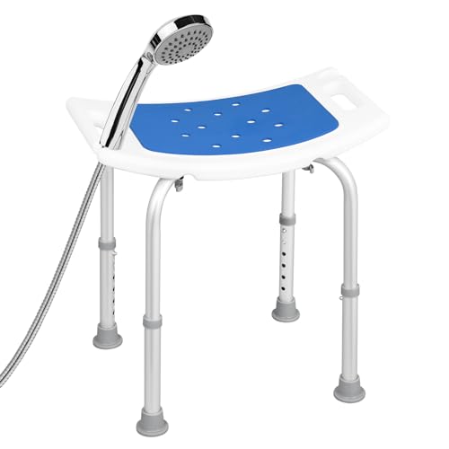 Siège de douche Eugad réglable - Ergonomique, antidérapant, aluminium - Silver