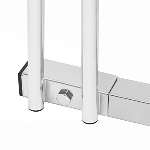 Woltu FZ1132m1 Porte-vélos pour 2 vélos - Acier galvanisé - Argent - 60 x 30 x 20 cm
