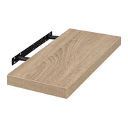 Étagère murale Eugad - Étagère suspendue robuste - Chêne - 50 cm
