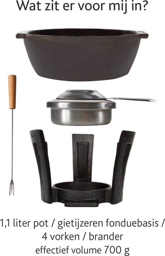BOSKA Set à fondue Party Pro - 1.1 L