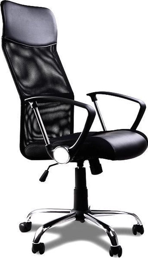 VEEHAUS Chaise de bureau en maille noire
