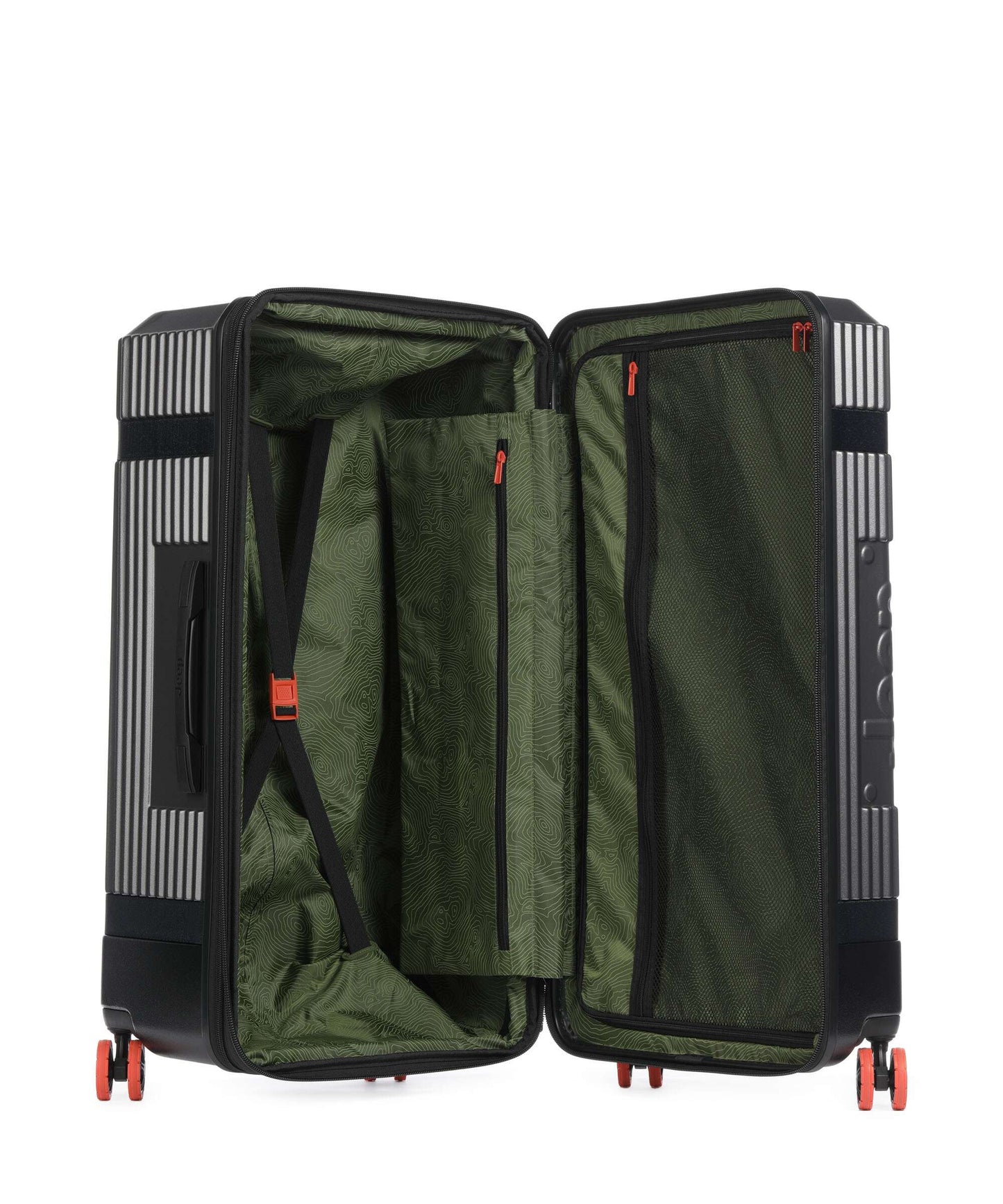 Jeep Trolley extensible XL 80 cm - 106L - Anthracite
