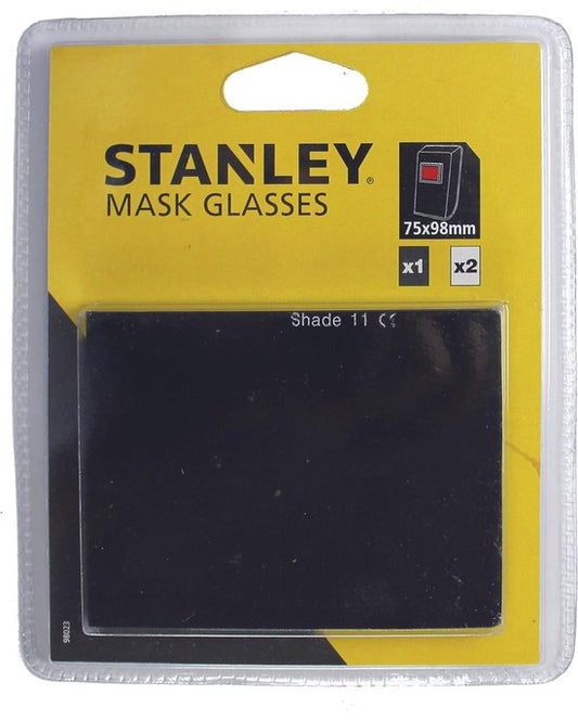 STANLEY 2000 E11 - Verre de sécurité pour masque de soudure - 75x98 mm - 2 pièces