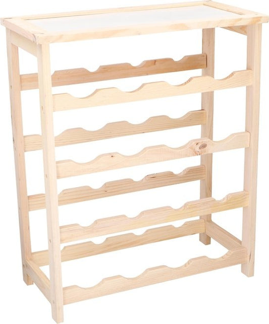 Porte-bouteilles - Hauteur 55 cm - Bois - 16 bouteilles