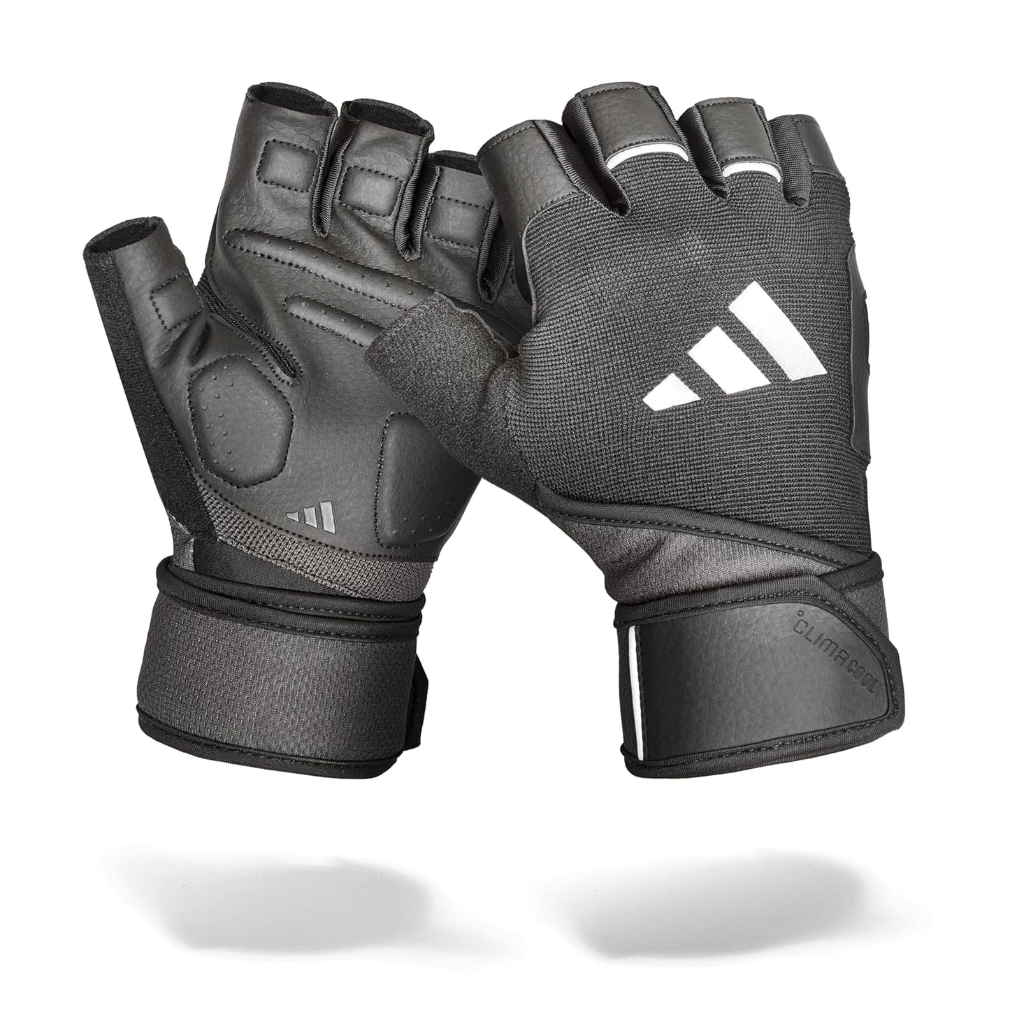 Gants d'entraînement Adidas Wrist Wrap - Taille M - Noir - Rembourrés
