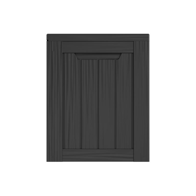 LifeGoods Cushion Box S - 300L - Plastique - Résistant aux intempéries & Ressort à gaz de luxe - Noir