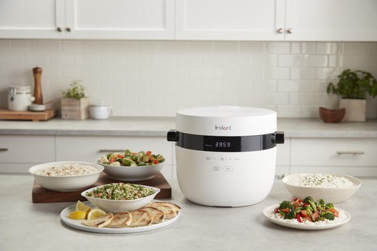 Cuiseur à riz et cuiseur vapeur Instant Pot 4,8 L - 8 programmes - Mijoteuse - Sauté - Technologie CarbReduce - Jusqu'à 20 portions - Multi-céréales