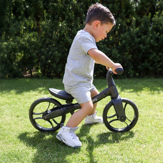 Sunny Balance Bike 3000 - Vélo d'équilibre en métal - À partir de 2 ans - Selle réglable - Aspect fibre de carbone