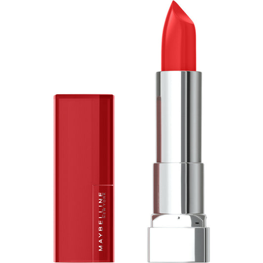 Rouge à lèvres Maybelline New York Color Sensational Cream 344 Coral Rise - Formule hydratante - Beurre de karité - Couleur intense