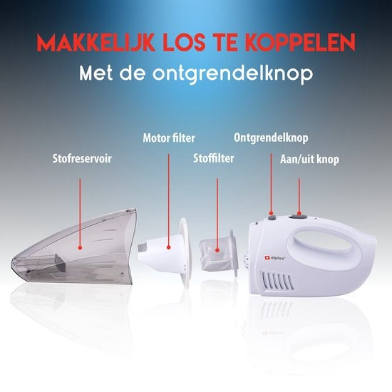 alpina Aspirateur à main - Sans fil - 30 watts