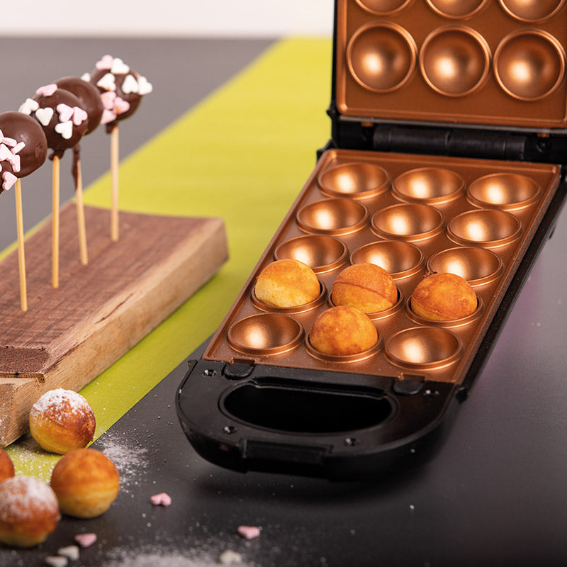 Lot de plaques de cuisson Livington FlipSwitch - Cakepops, beignets et mini-gâteaux - 6 plaques amovibles