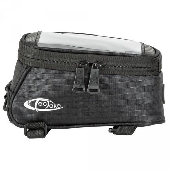 Tectake - Frame bag sacoche vélo pour p.ex. smartphone etc. noir S 401613