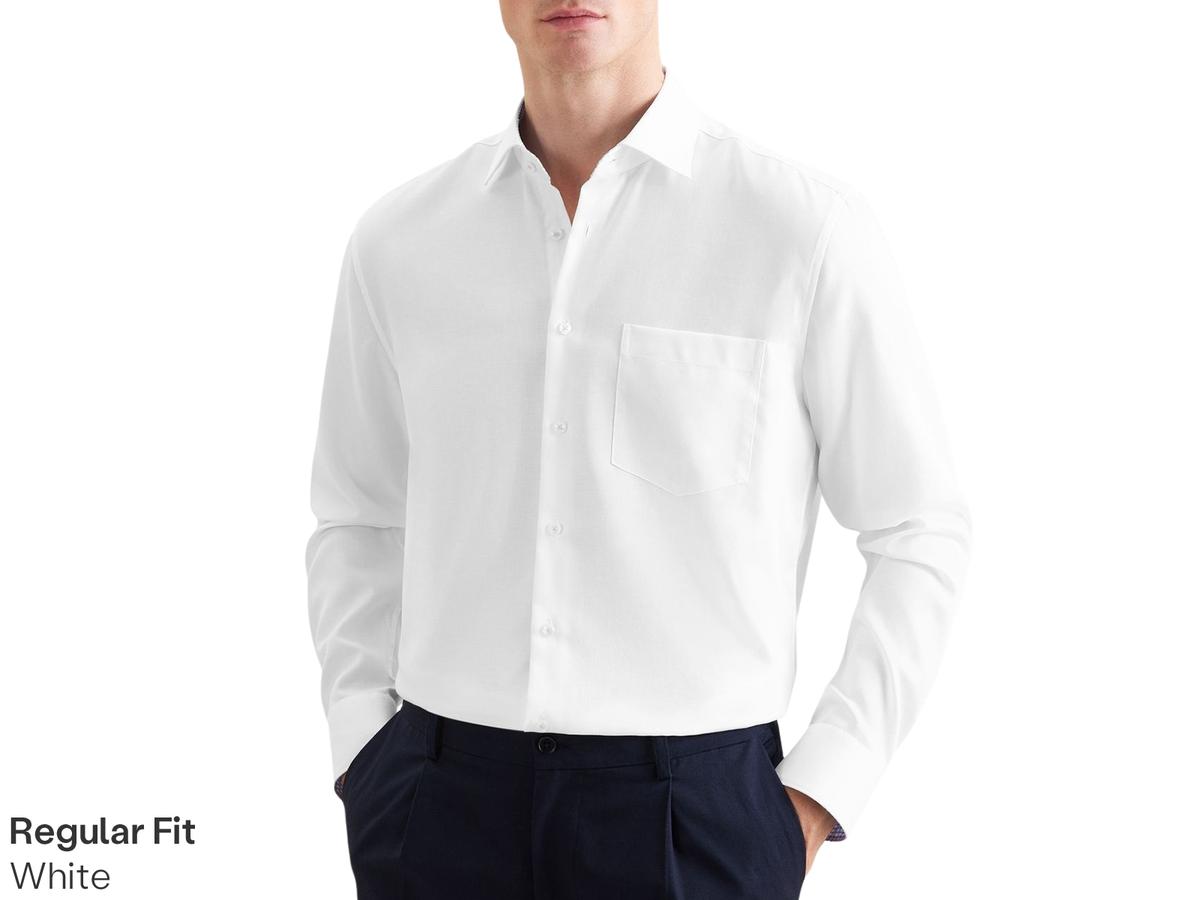 Chemise de travail Seidensticker New Kent - Coupe ajustée - taille 41 - Blanc