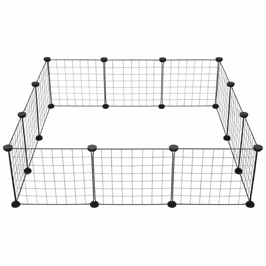 Enclos pour animaux Ceruzo 105 cm – Enclos pour chiots – Modulaire – Pour lapins et cochons d'Inde