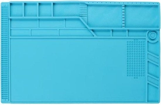 Velleman Tapis de soudure en silicone, 550 x 350 mm, bleu