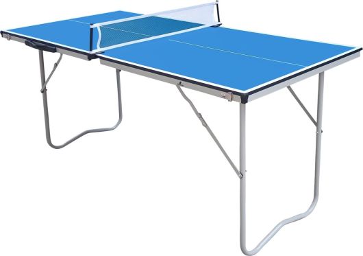 Table de ping-pong Cougar Mini 1500 Basic 150 x 67 x 69 cm - Pliable - Accessoires inclus - Bleu
