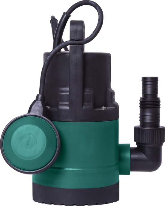 VONROC Pompe submersible/pompe à eau 300W - 6500l/h - Pour eau propre et peu sale - Avec flotteur