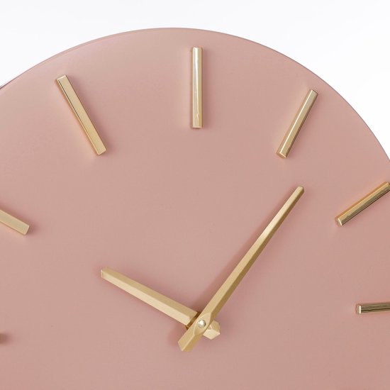 Horloge murale Mica Decorations Brixen - Ø 36 cm - Rose