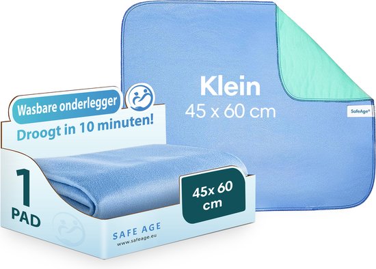 Safe Life® serviettes hygiéniques lavables pour adultes, animaux de compagnie et enfants - protège-matelas - petit