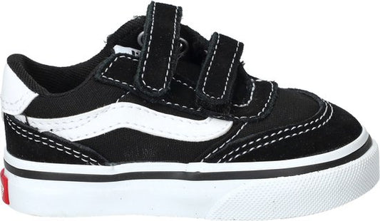 Baskets unisexes Vans Brooklyn LS V SUEDE/CANVAS NOIR/BLANC - Taille 23,5 -NOIR/BLANC