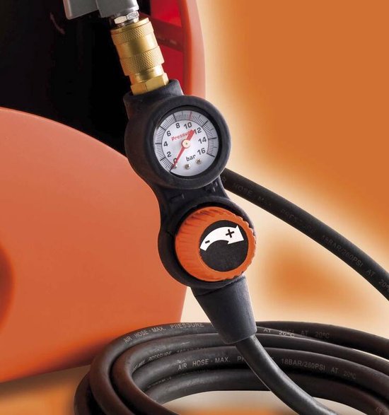 NUAIR Compresseur - Sans huile - Super Boxy - 2 L / 1.5 Hp / 8 Bar
