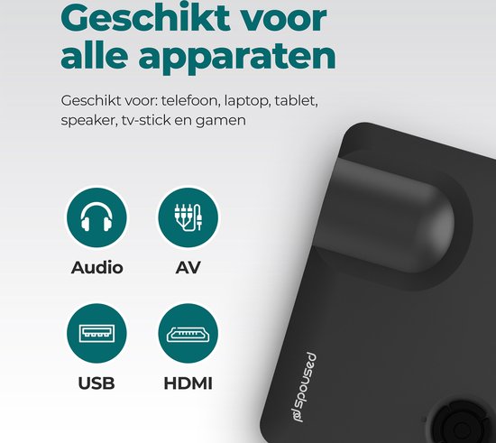 Spoused Beamer - Full-HD - 11 000 Lumens - Streaming depuis votre téléphone avec WiFi - Mini Beamer - Noir