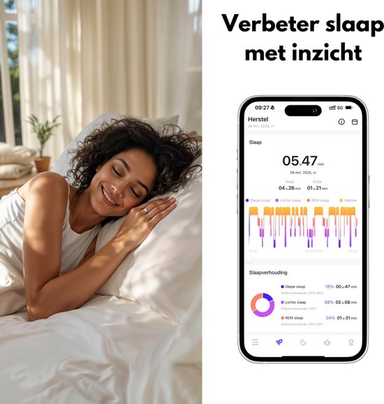 Focus® S2 Smart Ring - Argent - Taille 11 - AI Coach - Fréquence cardiaque - Cycle menstruel - Moniteur de sommeil - Score de récupération - Smart Ring - Performance sportive - Podomètre - Étanchéité IP68 - Mesure O2 - Femmes - Hommes - Wearables - Boîtie