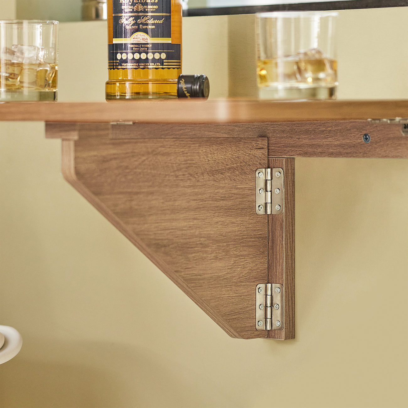 SoBuy FWT03-PF Table de salle à manger pliante - Max. 20 kg - 60 x 40 x 2 cm - Marron