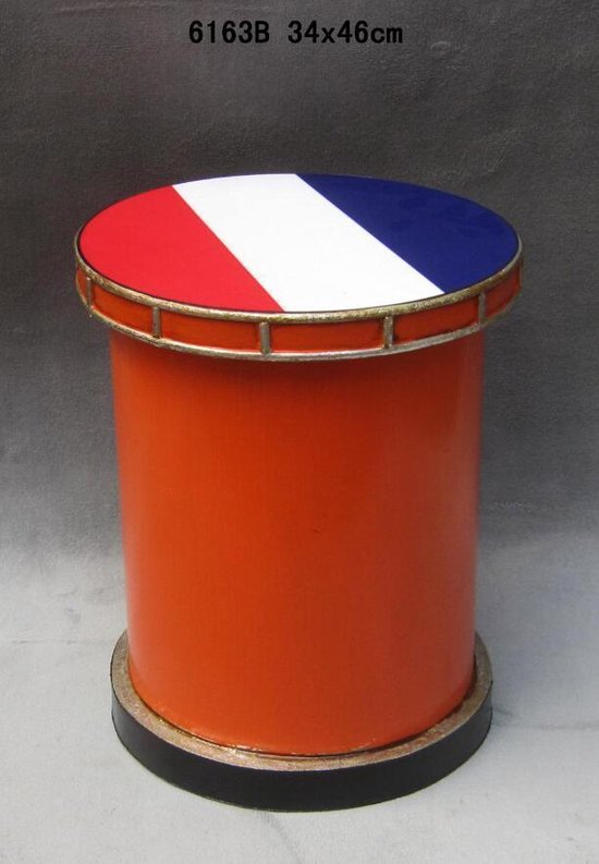 Tabouret pouf version Hollande équipe nationale hollandaise