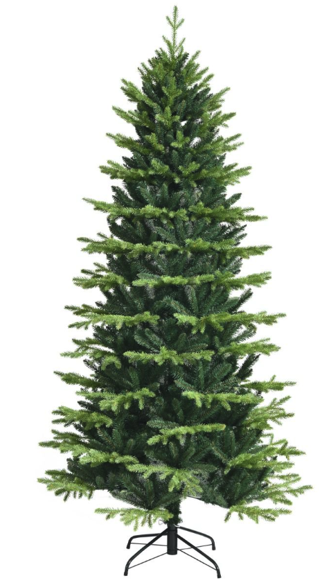 Coast Unit Arbre de Noël artificiel avec 1462 branches en PE et PVC et support métallique 180 cm