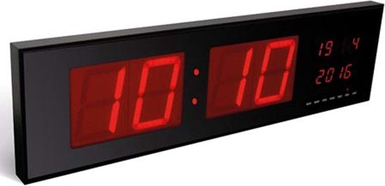 Horloge murale avec affichage LED