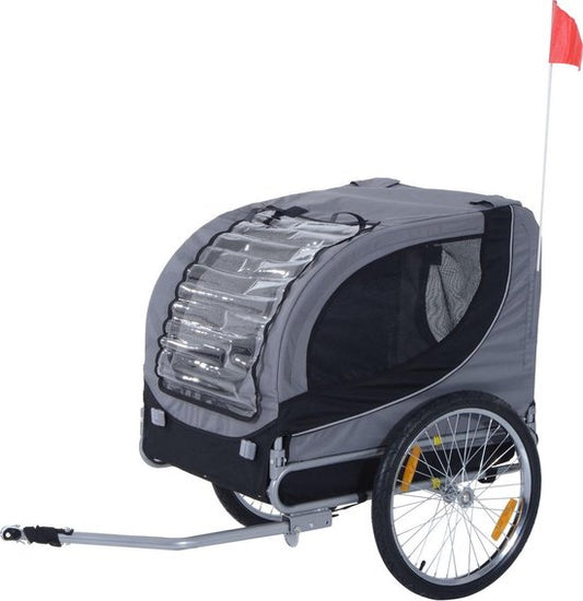 Remorque pour chien - Paws - Remorque pour vélo avec housse de pluie et pneus