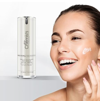 SkinChemists Pro-5 Sérum visage au collagène et au venin d'abeille 30 ml - Acide hyaluronique et miel de manuka