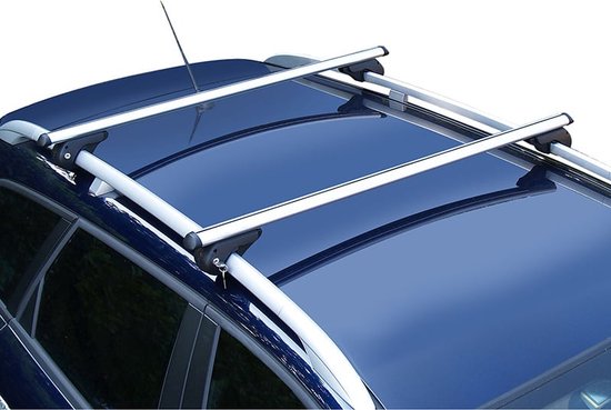 Barres de toit Pro Plus - Longueur 120 cm - Aluminium - Charge maximale 90 kilos - Lot de 2