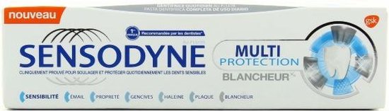 Dentifrice Sensodyne Multi Protection (protection complète) Blanchissant 75 ml