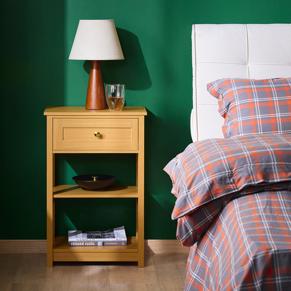 SoBuy FBT46-N Table d'appoint Table de chevet Table basse - 45x68x29 - cm - naturel