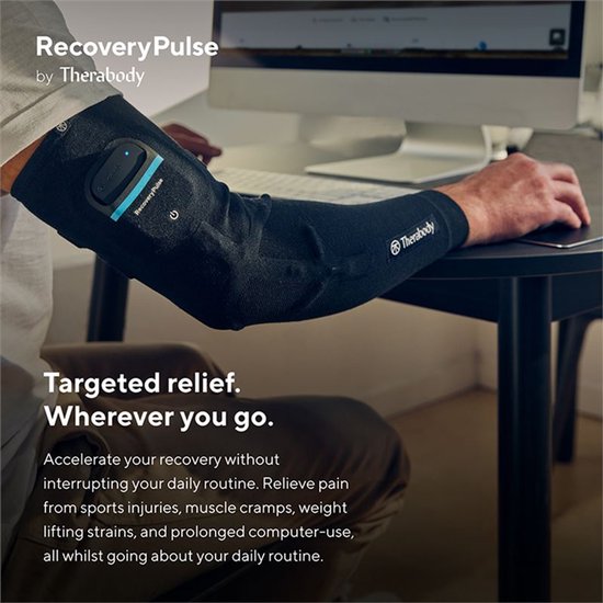 Manchon pour le bras Therabody RecoveryPulse - XL - Un seul