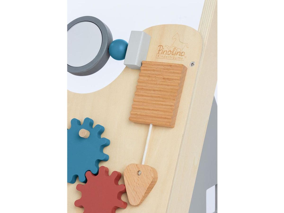 Trotteur en bois Pinolino Titus - Activity Walker - Gris