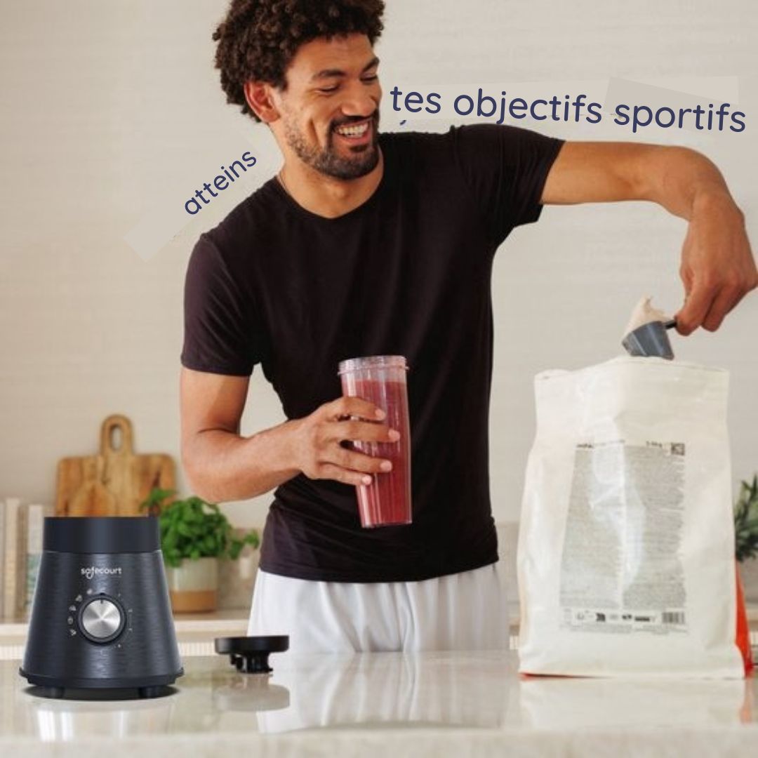 Blender Safecourt Kitchen - 5 programmes automatiques - Smoothie - 1300 watts - Noir