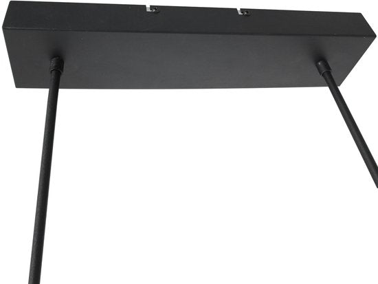 Suspension Vortex 3066ZW noire, 5 lumières, couleur de la lumière réglable, hauteur réglable, plastique/métal, Steinhauer